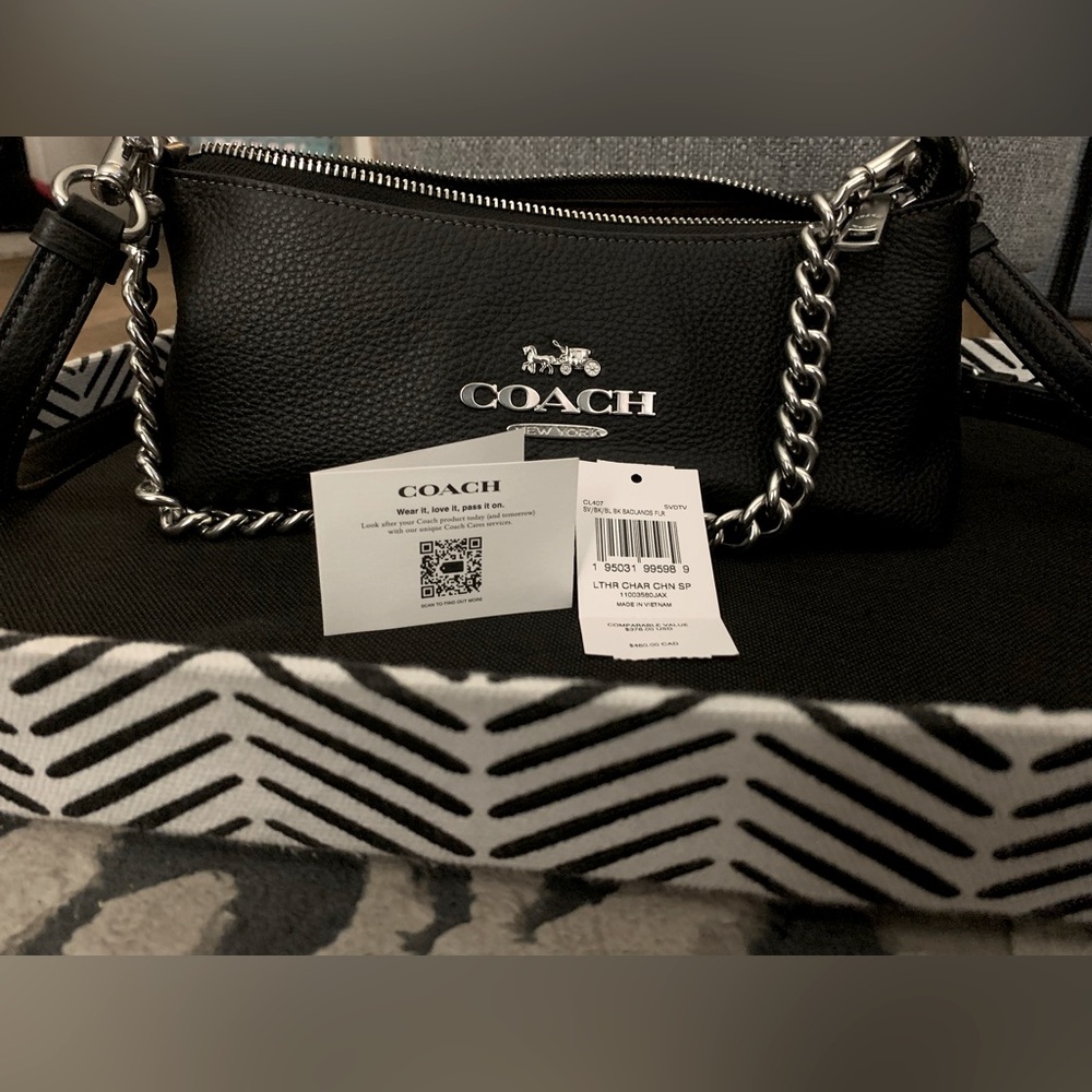 Small black coach crossbody